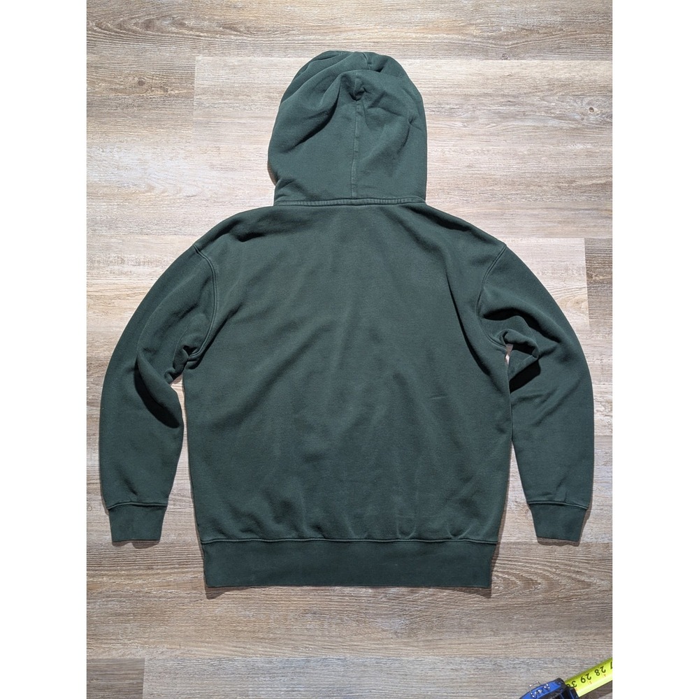 Nike S Green Pullover Hoodie Fleece Sweatshirt Small Swoosh - Picture 7 of 9